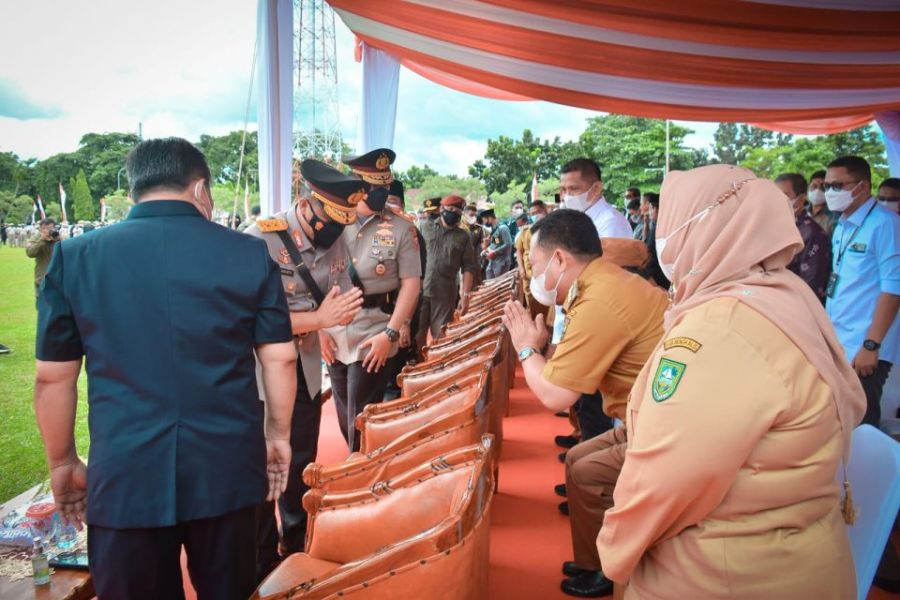 Sambut Kapolda Riau Baru, Bupati Kampar: Siap Bangun Sinergitas Dalam Membangun Daerah
