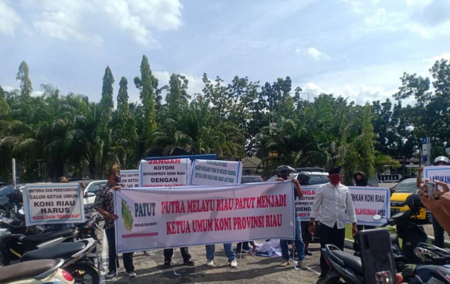 Sampaikan Aspirasi di Kantor KONI RIAU, Ketum KONI RIAU Mendatang Harus Putra Riau