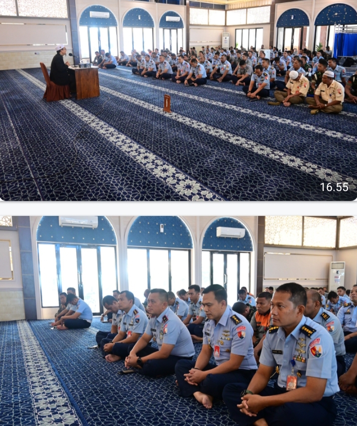 Sejukkan Hati, Kokohkan Iman: Lanud RSN Gelar Kajian Rutin Usai Shalat Dhuha