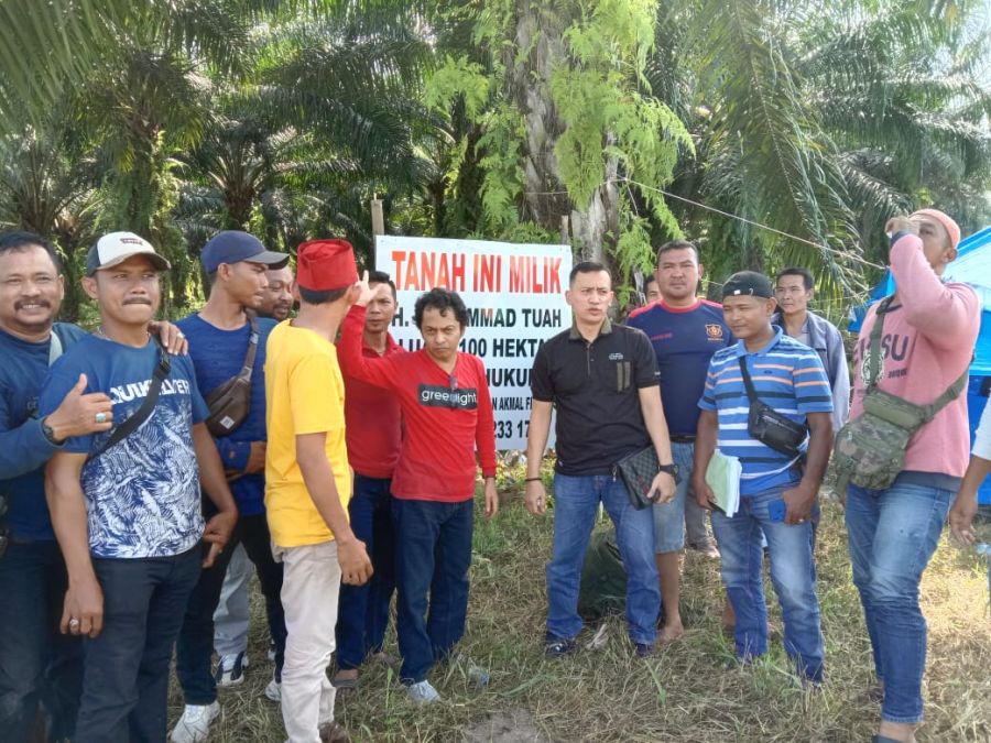 1 Tahun Lebih Laporan Persoalan Tanahnya di Polres Rohil, H. Muhamad Tuah Belum Dapat Jawaban