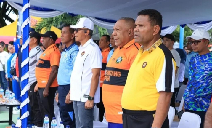 Sinergi TNI-Polri, Kapolda Papua Hadiri Pembukaan Dankodaeral X Cup U-23 di Kota Jayapura