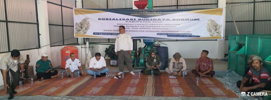 Sorgum Indonesia Grup adakan Sosialisasi Penanaman dan Budidaya Sorgum di Kecamatan Mandau Siak
