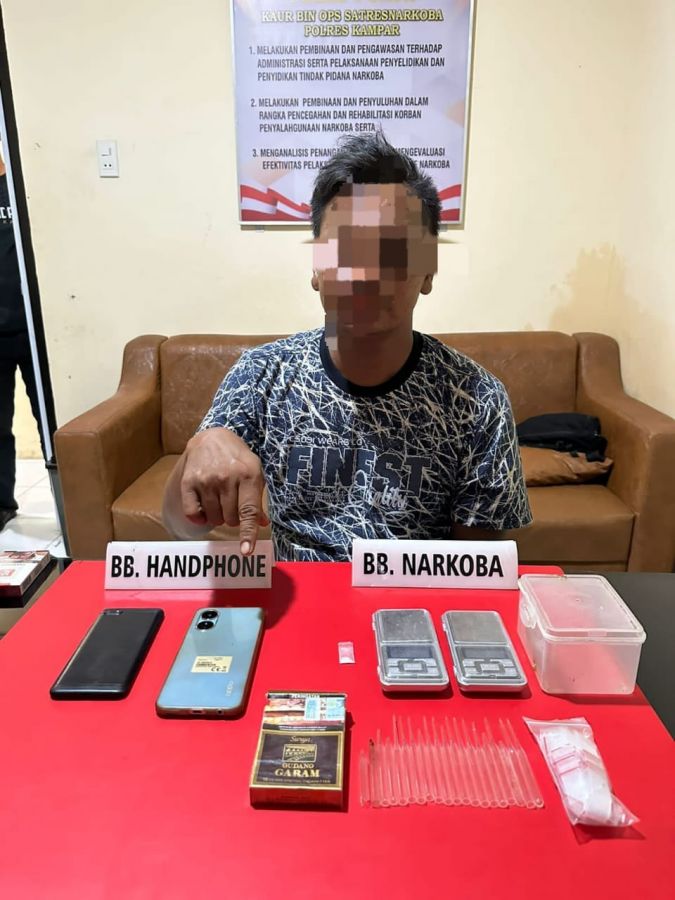 Tim Ojoloyo Kembali Tangkap Pelaku Narkoba di Desa Danau Lancang
