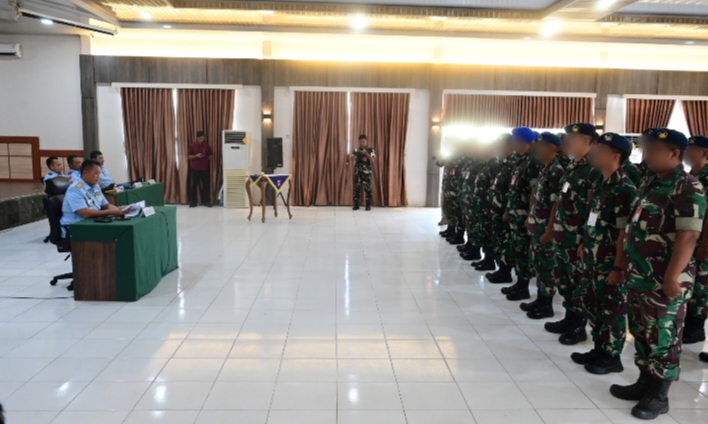 TNI AU Tegas Berantas Judi Online: Danlanud RSN Pimpin Sidang Disiplin