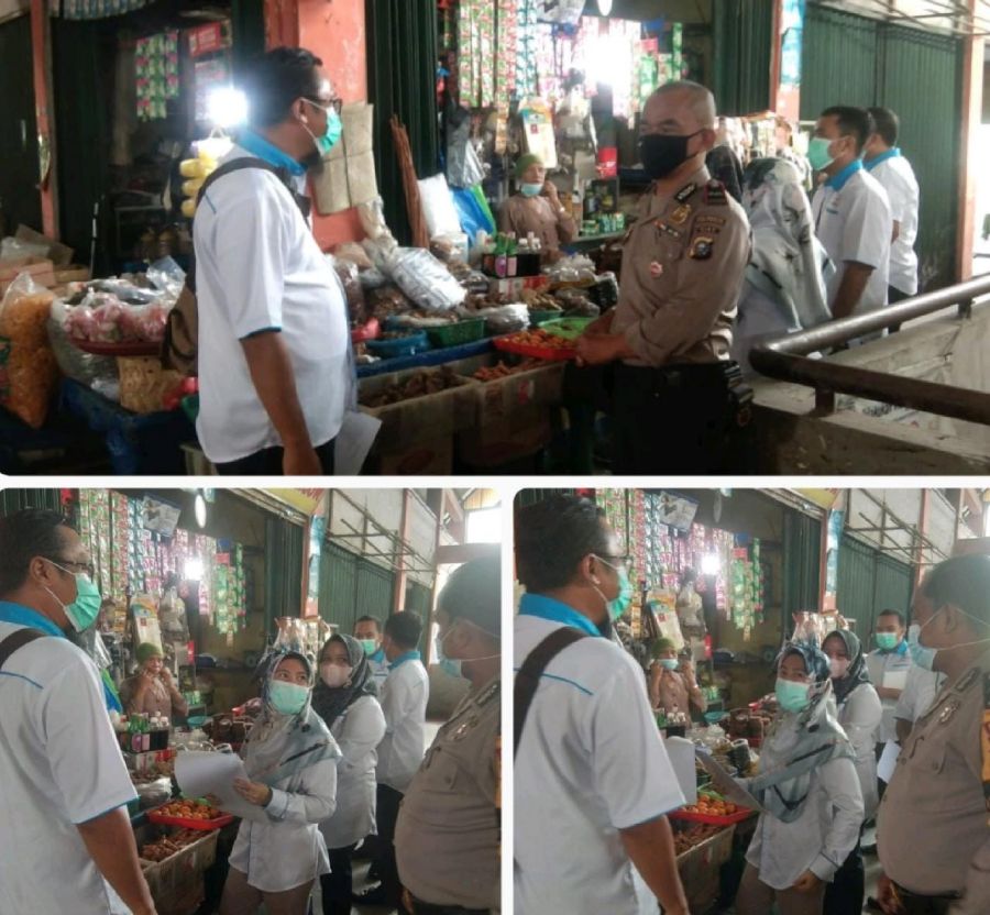 Unit Binmas Polsek Limapuluh Cek Ketersediaan Minyak Goreng di Pasar Sail
