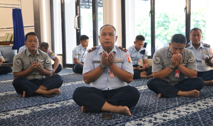 Ustadz Muhammadun Isi Kajian Dhuha di Lanud RSN, Tekankan Pentingnya Menghindari Sikap Tergesa-gesa