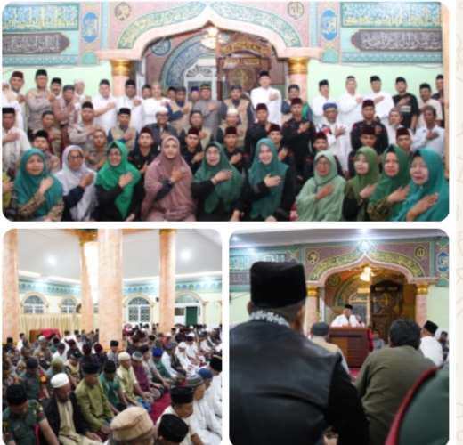 Waka Polda Riau Pimpin Gerakan Sholat Subuh Berjamaah, Perkuat Silaturahmi dan Edukasi Kamtibmas 