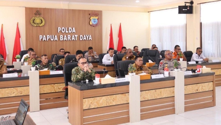 Wakapolda Papua Barat Daya Hadiri Rakor Lintas Sektoral Tingkat Menteri