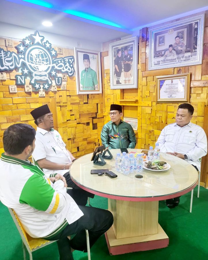 Waketum DPP Partai PPP KH. Rusli Effendi Kunjungi Ketua PWNU Riau H. T. Rusli Ahmad