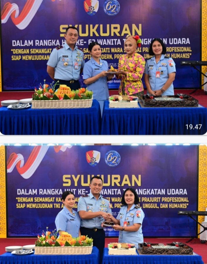 Wara Lanud RSN Rayakan HUT ke-62 dengan Syukuran Penuh Warna
