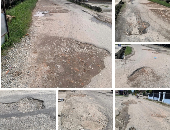 Warga Mengeluh, Pemko Pekanbaru Sibuk Seremonial, Jalan Rusak Tak Tersentuh