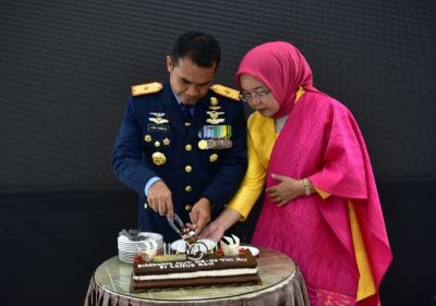 Lanud Roesmin Nurjadin Gelar Upacara Peringatan HUT ke-78 TNI Angkatan Udara