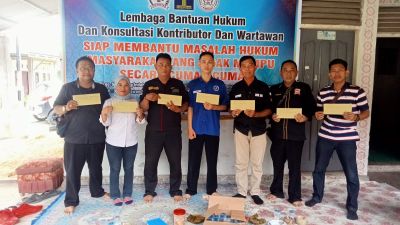 Lembaga Bantuan Hukum Konsultasi Kontributor dan Wartawan Provinsi Riau Resmi Berdiri