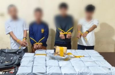 Polda Riau Tangkap Bandar 34,96 Kg Sabu di Wilayah Sumbar
