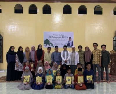 Tim Kukerta Universitas Riau Peringati Hari Asyura Dengan Buka Bersama, Ceramah dan Perlombaan